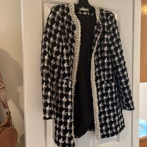 Alice and Olivia pearl jacket small